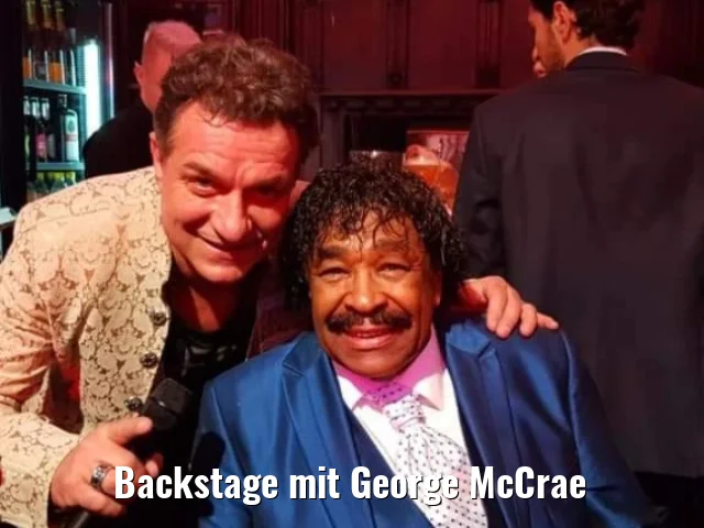 Backstage mit George McCrae