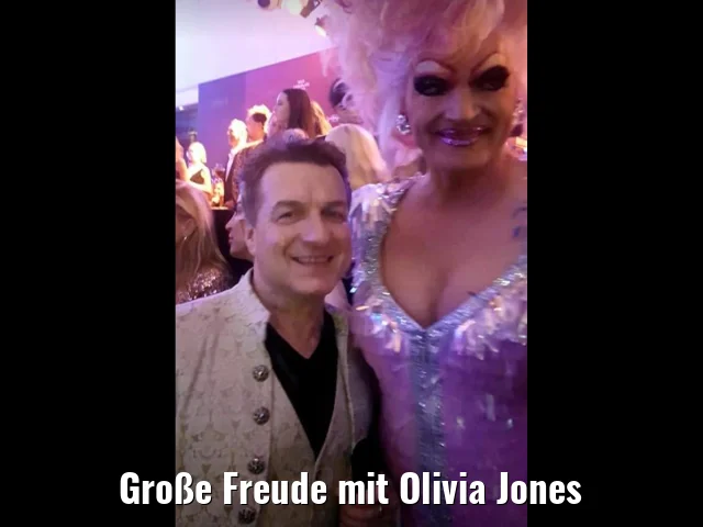 Große Freude mit Olivia Jones